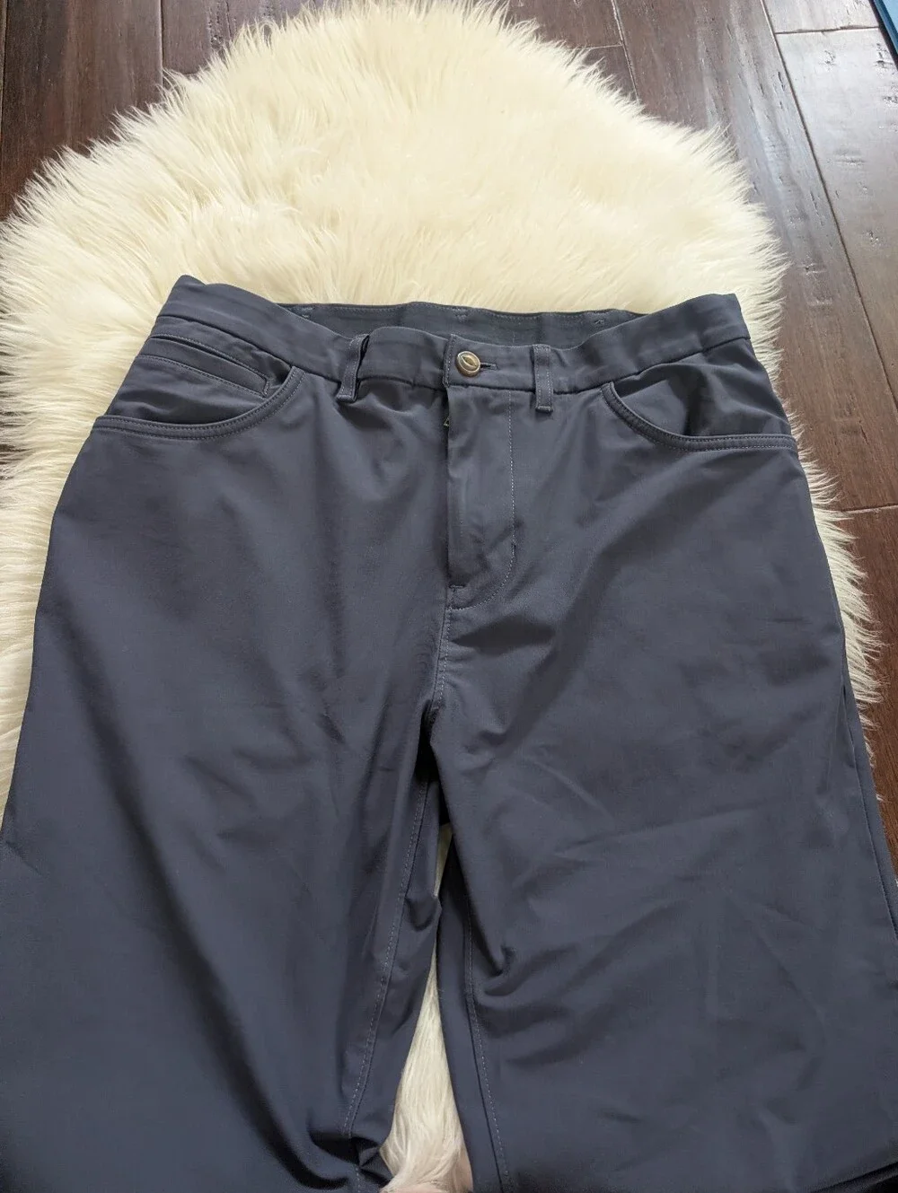 Patagonia Men's Transit Traveler 5-Pocket Pants - Regular Blue Grey Size 33 - Picture 3 of 7